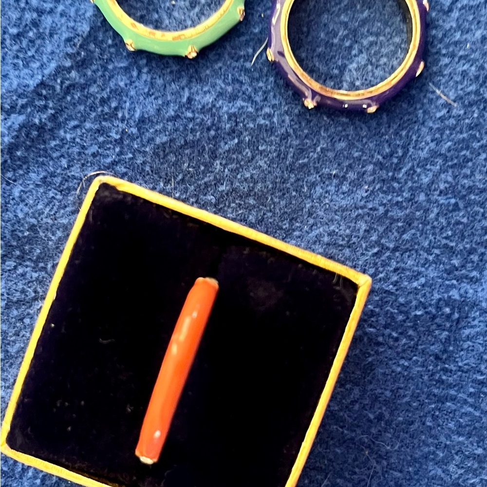 Enamel stack bands with crystals - Picture 5 of 9
